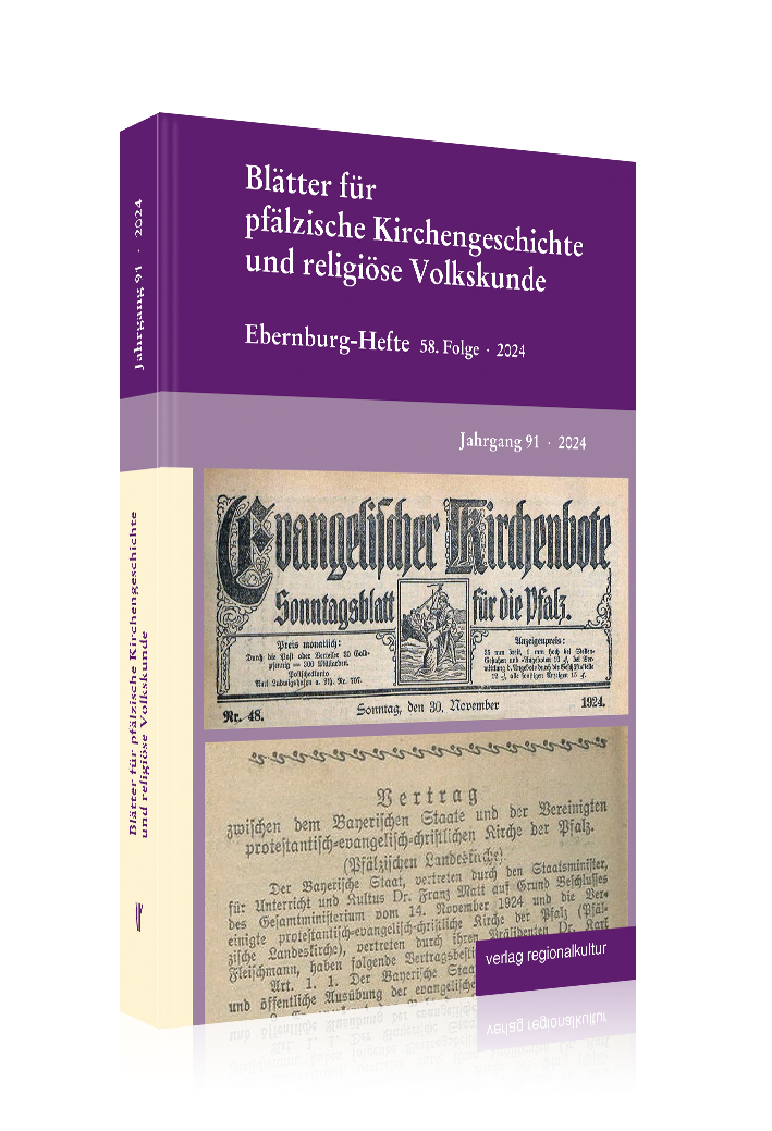  Blätter für pfälzische Kirchengeschichte und religiöse Volkskunde 2024
